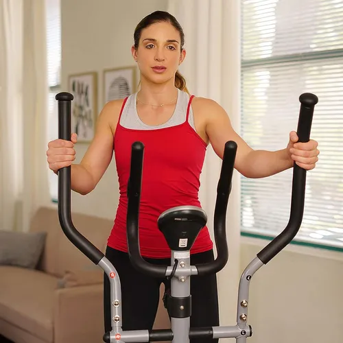 Sunny Health & Fitness SF-E905 máquina elíptica de stepper legacy color negro