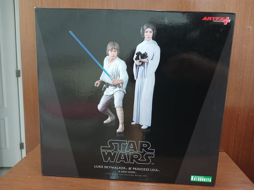 Artfx+ Luke Skywalker And Princess Leia New Hope Kotobukiya (Usado)