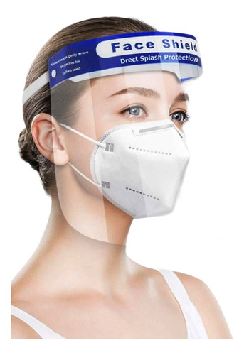 Protector Facial Careta Anti-salpicadura Alta Calidad 10-pza
