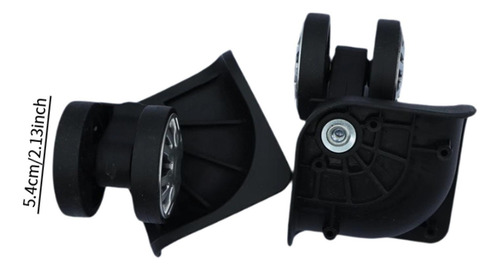 2 Ruedas Para Maleta Con Ruedas Giratorias De 360