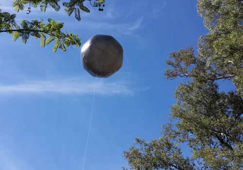 Globo Aerostático Solar 2.2 Mts. Para Fiestas Y Eventos.