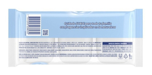 Jabón En Barra Suave Flores Blancas 3 X 90g