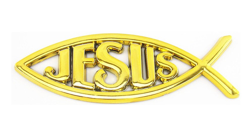 Emblema Jesus Logo Para Carro Auto Camioneta Somos Tienda -