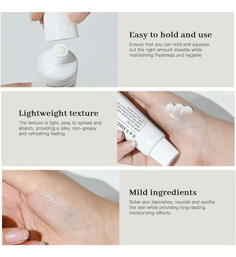 Crema Facial 345 Coreana - Reparadora 50ml,2pcs