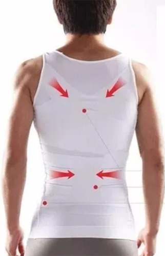 Imagen 5 de 9 de Ropa Interior Playeras Faja Reductora Hombre Reduce Camiseta