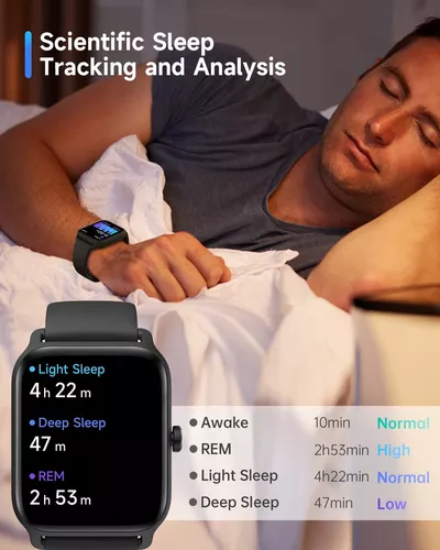 Toobur Reloj Inteligente Alexa Integrado, Monitor De Fitnes