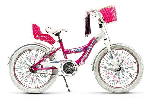 Bicicleta Para Nena Raleigh Modelo Jazzi Rodado 20 Color Rosa/blanco