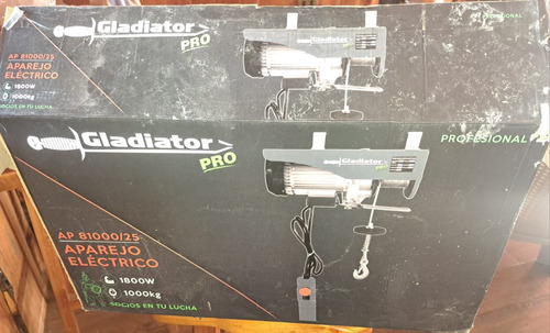 Gladiator Ap81000/25 Aparejo Eléctrico 1800w 1000k