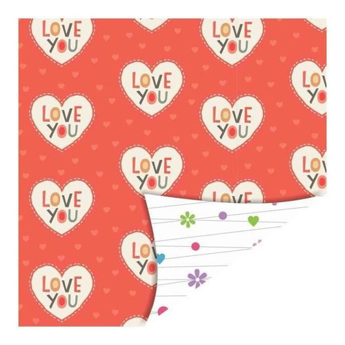 Papel Tex Print Collection Paper Sweet Love, 1 ref. C39, color otro