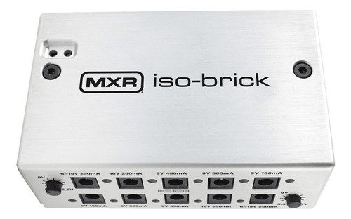 Mxr Fuente De Poder Para Pedales De Efecto Iso Brick M238 Color Cromado