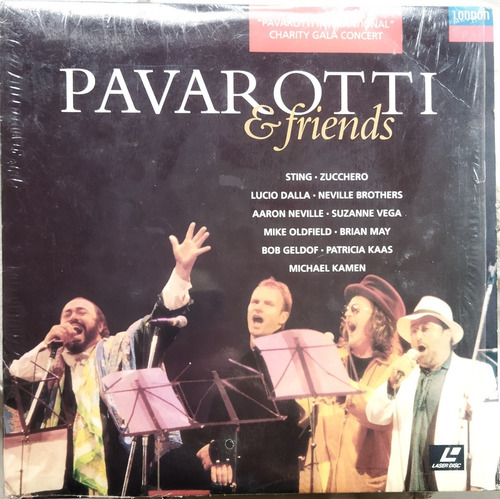 Laser Videodisc, Video De Pavarotti And Friends (Usado)