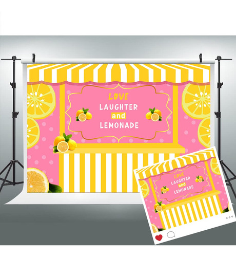 Fondo Limon Amarillo Para Decoracion Pared Fiesta Ducha Amor