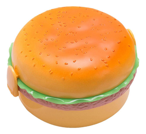 Aplicável A Bonita Caja Bento Con Forma De Hamburguesa Con