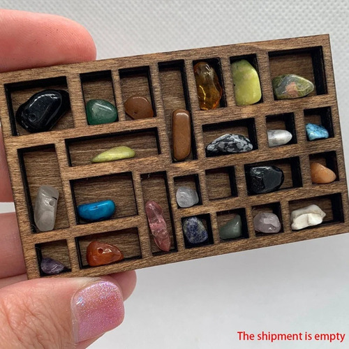 Estante De Baratijas En Miniatura 1:12 Estantería De Cristal