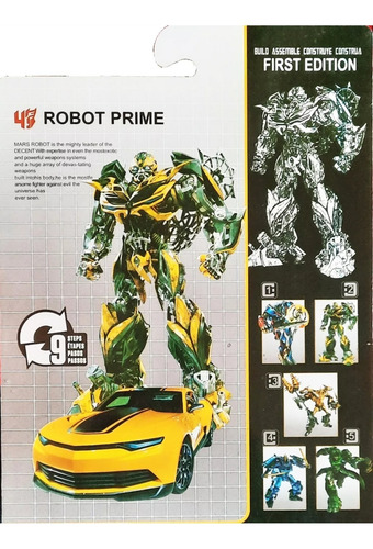 Transformer Bumblebee Robot 22cm Convertible En Auto Camaro!