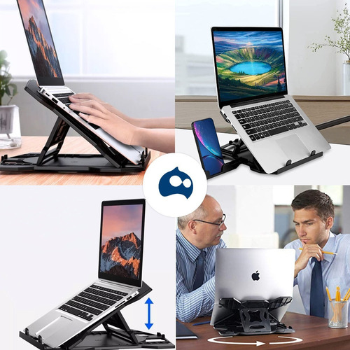S Base Soporte Para Laptop Y Celular Con Base Giratoria