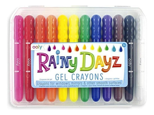 Rainy Dayz Crayones De Gel Para Vidrio, Ooly