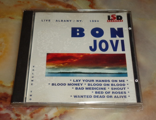 Bon Jovi - Live Albany / Ny 1993 Volume Two - Cd Austria