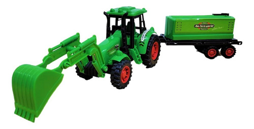 Tractor De Plastico Con Aclopado A Friccion ELG Fd1323-20