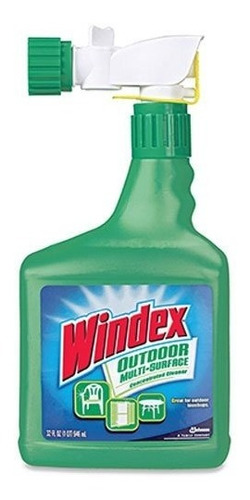 Windex Cristal Al Aire Libre Y Limpiador Patio, 32 Oz