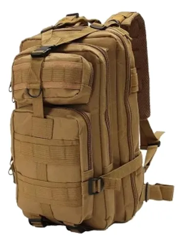 Mochila Táctica Camping 34l Verde Militar - Mundo Trabajo