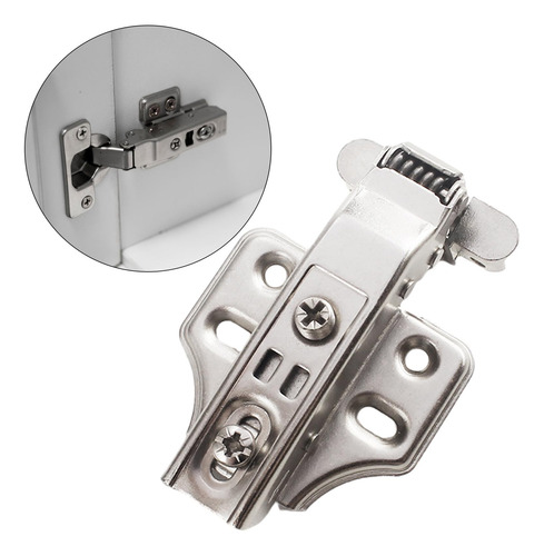 4 Accesorios De De Marco De Aluminio Curva Recta Plateada