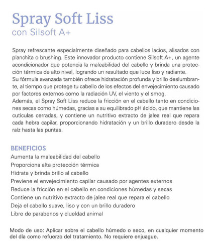 La Puissance Sóft Liss Shampoo + Acondicionador + Spray