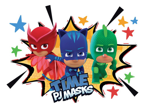 Painel Decorativo 106x98cm Festa Pj Masks 01 Unidade Regina