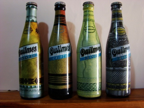Set Botellas Quilmes Edicion Artesanias Argentinas Completas