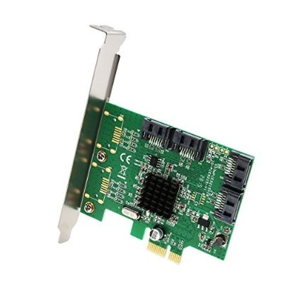 Io Cresta De 4 Puertos Sata Iii Pci-e 2.0 X1 De La Tarjeta C