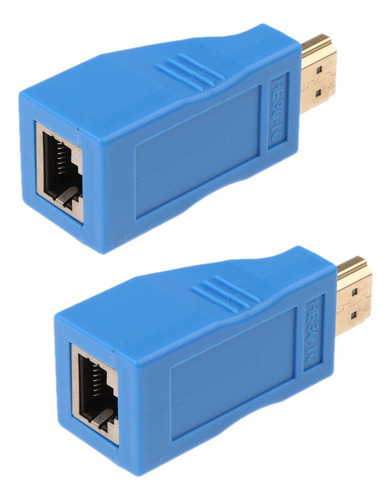 1 Hdmi 1080p 30meter Extender Sobre Ethernet Lan Cat5e / 6