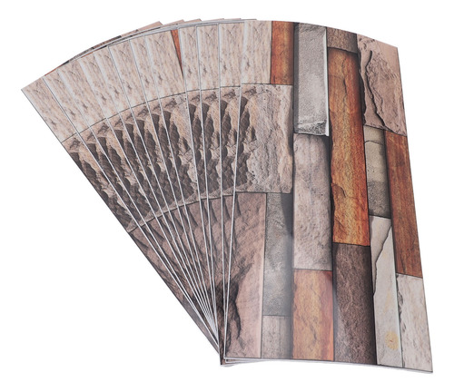 Adhesivo De Pared Para Azulejos, 12 Unidades, Pvc Engrosado,