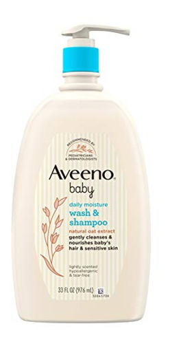 Shampoo Aveeno Baby Daily Con Extracto De Avena Natural