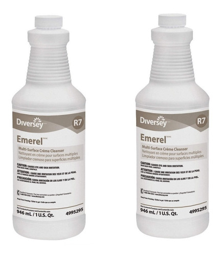 Emerel - Crema Pulidora / Desincrustante / 2 Piezas Diversey