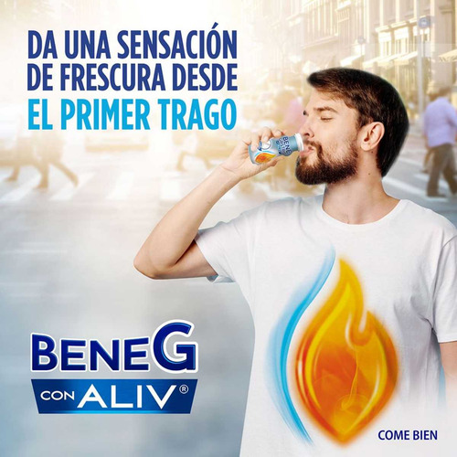 Yoghurt Natural Benegastro Con Aliv 6 Piezas De 90g