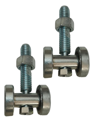 Rodizio Stanley Duplo De 1. 1/4 Com Rolamentos - 2 Unidades Rodas Cinza