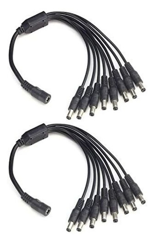 2-pack 1 A 8 Camino Dc Cable Del Divisor 0,33 M - 1 Pie 5.5x