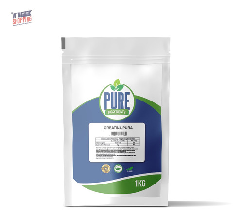 Creatina Pura 1kg C/ Certificado Pure Ingredient's