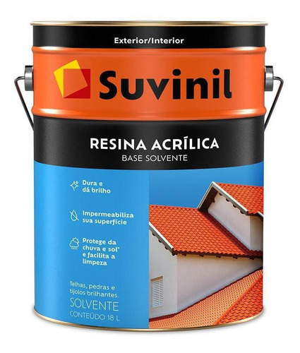 Suvinil Resina Acrilica Base Solvente Brilhante 18 Litros -