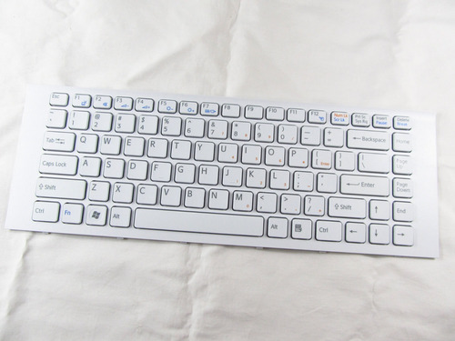 Oem Sony Vaio Vpc-eg Series De Eg18 Eg16 Teclado Blanco Con 