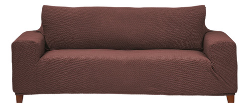 Protector Cubre Sala Sillón Sofá 3 Plazas Café Concord