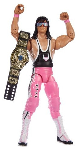 Wwe Wrestlemania Flashback Elite Bret Hart Figura De Accion