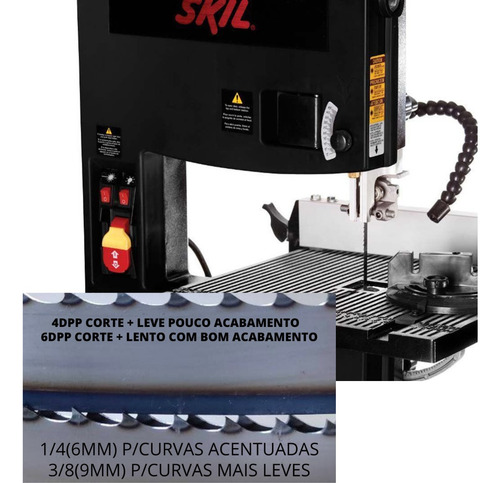 1 Lamina P/serra Fita Skil 3385 1,51 M X 3/8 (9 Mm) 6dpp