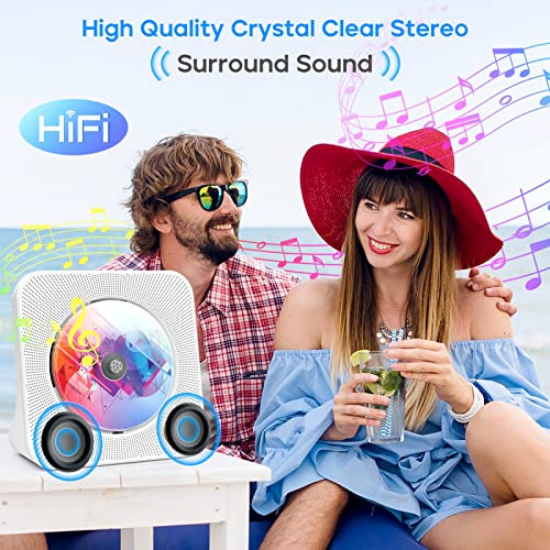 Pack De Reproductor Cd Bluetooth Hi-fi Con Altavoces
