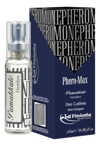 Perfume Masculino Phero-max Pamukkale Feromônio e Afrodisíaco 15 Ml