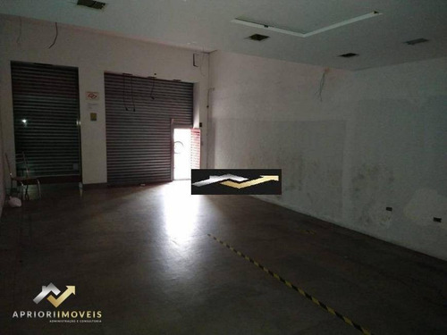 Salão Para Alugar, 100 M² Por R$ 8.000/mês - Centro - Santo André/sp - Sl0212