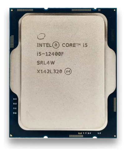 Processador Intel Lga 1700 I5 12400f S/video On-board Oem