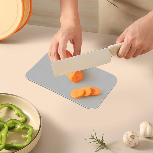 Tabla De Cortar Moderna De Acero Inoxidable Ciieeo 2 Piezas