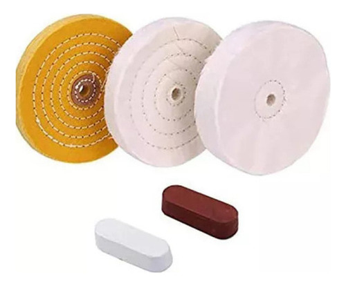 Kit Pulir Pulido Casa Auto Camioneta Rines Pintura Cromo