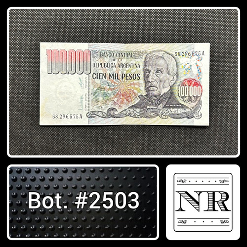 Argentina - 100000 $ Ley - Año 1980 - Bot. #2503 - A